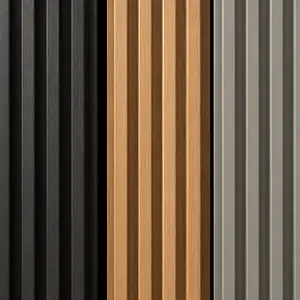 Charcoal and WPC Louvers