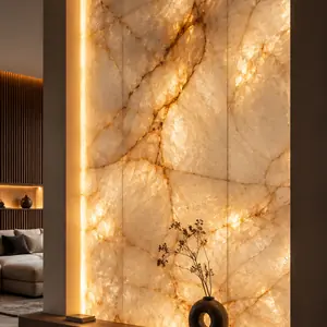 Backlit Alabaster & Translucent Stone
