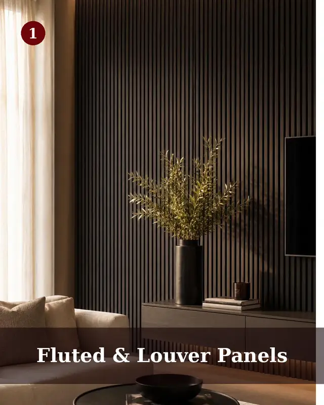 Charcoal and WPC Louvers